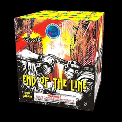 End of the Line - 9 Shot 500-Gram Fireworks Cake