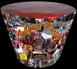 Tailgate Party 500-Gram Fireworks Fountains in Bulk: 4 Fountains per Case