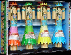 Hula Girl Fireworks Fountains | Brothers Pyrotechnics
