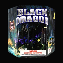 Black Dragon - 7 Shot 500 Gram Cake - Sky Bacon
