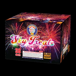 Sky Treats - 36 Shot 500 Gram Fireworks Cake - Brothers