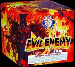 Evil Enemy - 36 Shot 350 Gram Fireworks Cake - Brothers