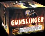 Gunslinger - 25 Shot 350 Gram Fireworks Cake - Brothers Pyrotechnics