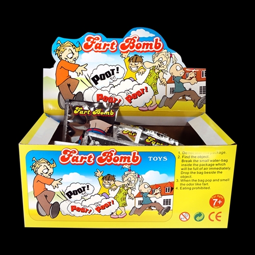 Buy 72  FART BOMB BAGS  (Display included) Online at