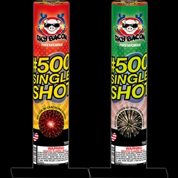 500 Single Shot Fireworks Tubes - Sky Bacon