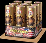 Pyro Candy - 9 Shot 3 Inch Fireworks Rack - Winda